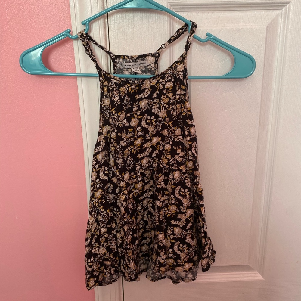 Flowery American Eagle tank top!
